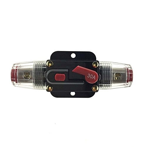 60-300A DC Audio Car Inline Circuit Breaker Fuse Holder Reset Switch Tool Useful